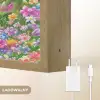Hertje - Eekhoorn - Bloemenveld - Kleurrijk Light Box met batterij (Wandlamp kind) middel -USP_websiteoplaadbaarNL