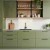 Crèmebeige - Marmer - Aders keuken achterwand 2 middel 865 -sfeer3