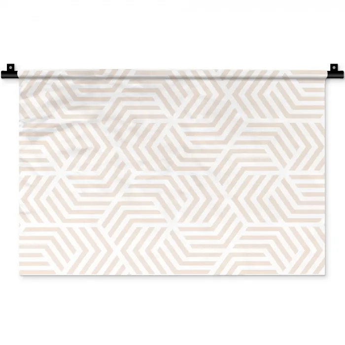Patroon - Geometrie - Design - Pastel Wandkleed katoen klein 269 -zz3d