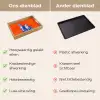 Luipaarden - Stippen - Oranje Dienblad Rechthoek middel -USP_VergelijkingNL
