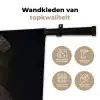 Tijger - Kokskleding - Bruin Wandkleed katoen klein -sfeer2