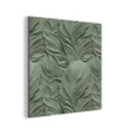 Bladeren - Textuur - Groen aluminium wit klein 46 -3d