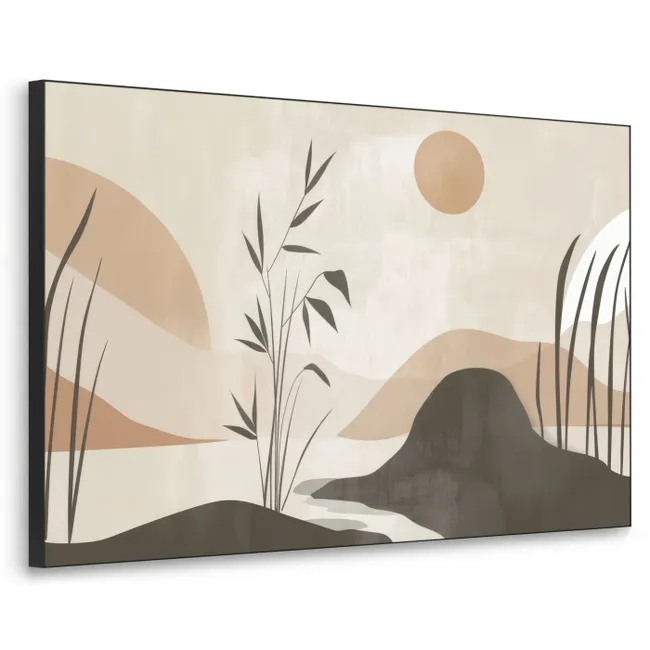 Art frame - Japandi - Landschap - Beige