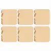 Swag - Bruin - Beige onderzetter kurk middel -3d