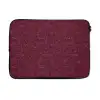 Bladeren - Patroon - Paars laptophoes neopreen klein 279 -3d