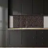 Donker - Grijs - Patroon keuken achterwand 2 middel 871 -sfeer1