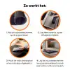Expressief - Microfoon - Paars Inductie beschermer vinyl 3mm klein -zzzzzzz-td-werking