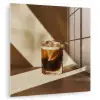 Glas - Ijskoffie - Schaduw - Bruin plexiglas 5mm klein -zzzproduct_nieuw