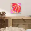 Grapefruit - Geschilderd - Roze - Strepen aluminium wit klein -sfeer3