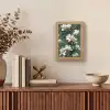Bloemen - Takken - Wit - Klassiek Light Box met kabel (Tafellamp) klein -sfeer2
