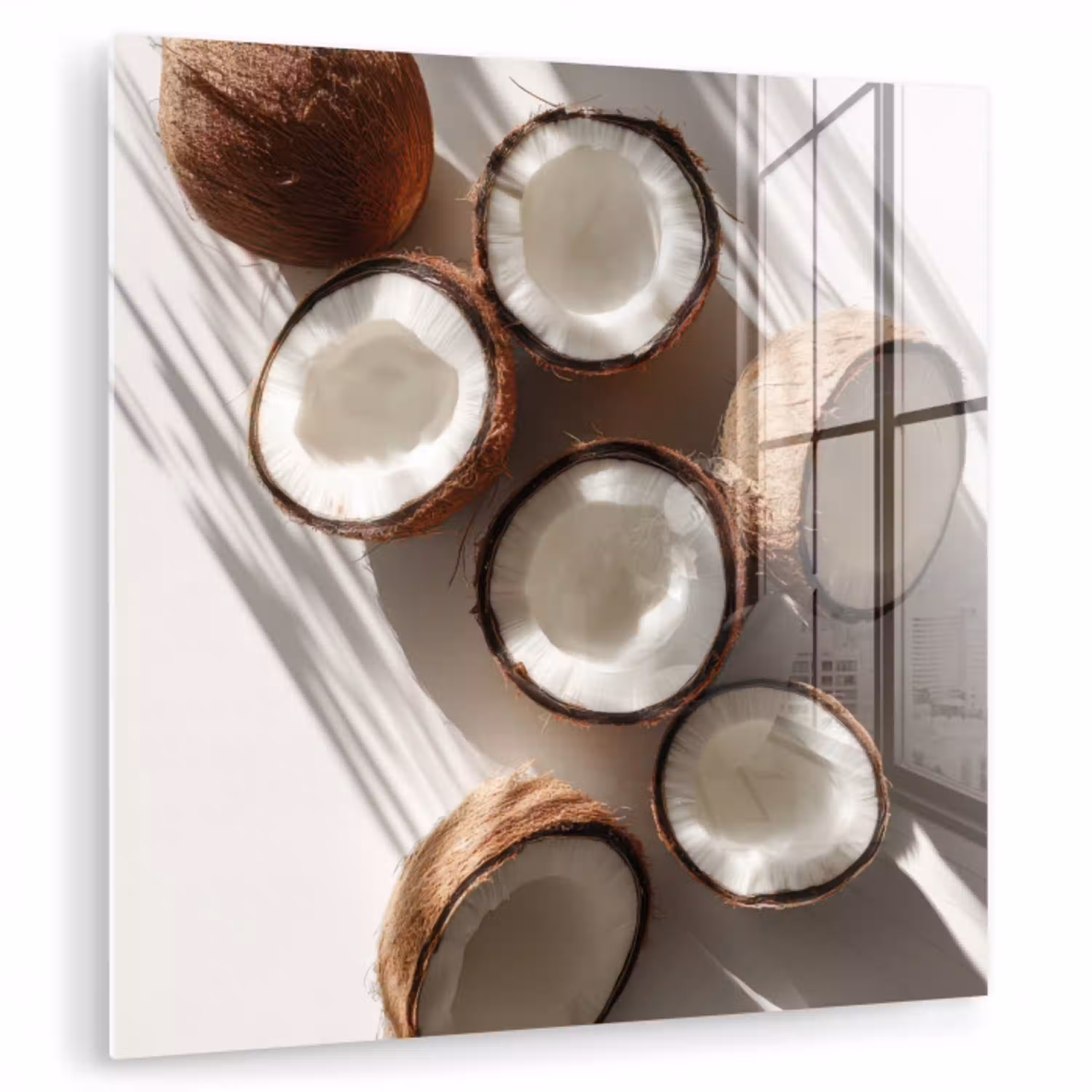 Kokosnoten - Bruin - Shaduw plexiglas 5mm klein -zzzproduct_nieuw
