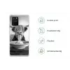 Schotse Hooglander - Spaghetti - Dieren - Zwart wit Telefoonhoesje Samsung Galaxy S10 Lite klein -specsS10Lite