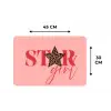 Star girl - Roze - Panter - Ster Placemat vinyl groot -specs