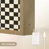 Geblokt - Grafisch - Vloeistof - Geel Light Box met batterij (Wandlamp) middel -USP_websiteoplaadbaarNL