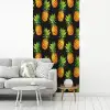Tropische - Ananas - Zwart fotobehang vinyl groot 64 -woonkamer