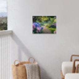 Hortensia- Park - Pad tuinposter los doek klein -sfeer8