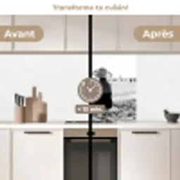 Vrouwen - Zonnehoed - Strand - Zwart - Wit keuken achterwand 2 middel -voor-na2_FR