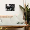 Paard - Sport - Zwart - Wit tuinposter los doek klein -sfeer7