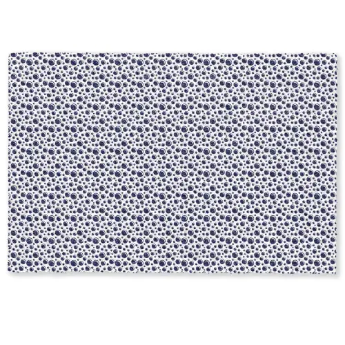 Oceaan - Bubbel - Blauw - Wit Deurmat klein 898 -zkaufland3d