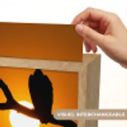 Gier - Tak - Zon - Oranje Light Box met kabel (Kinderlampje) klein -USP_websiteprintFR
