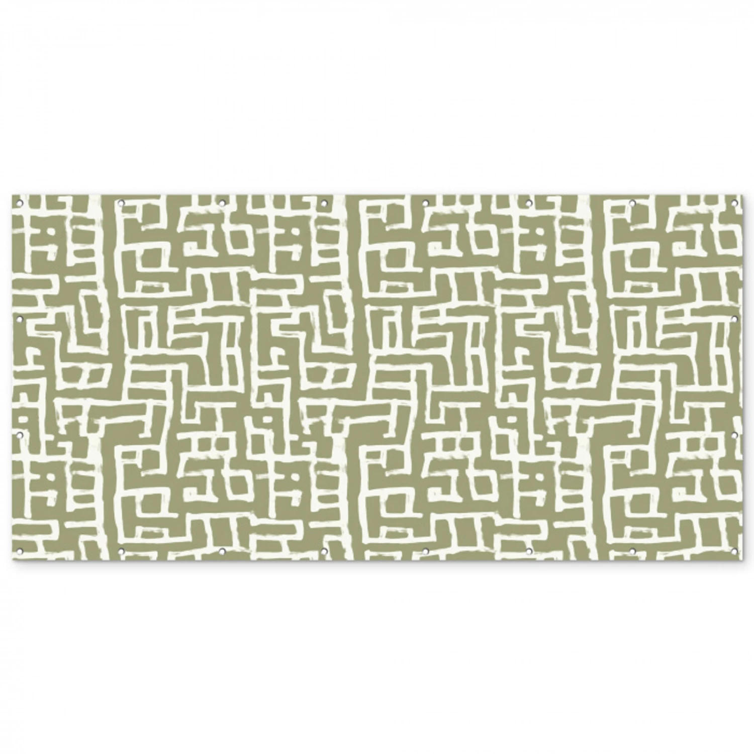 Grafisch - Patroon - Groen Balkonbeschermer Duitsland klein 596 -zz_3d