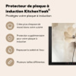 Bloem - Beige - Verf - Schaduw Inductie beschermer vinyl 3mm middel -usfeer2_FR