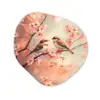 Vogels - Romantic - Bloesemtak Wandcirkel Organisch Forex 3mm klein -3d