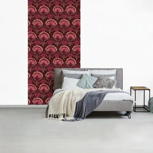 Antiek - Bloemen - Kleurrijk fotobehang vinyl groot 64 -slaapkamer