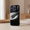 Trommel - Close-up - Drumstokken - Zwart Telefoonhoesje iPhone 17 Pro klein -sfeer2