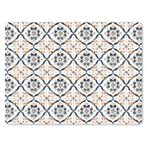 Bladvorm - Patroon - Kleurrijk muismat rubber klein 262 -3d
