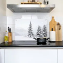 Fijnsparren - Sneeuw - Winter - Landschap - Stilte Inductie beschemer met haakjes klein -sfeer2
