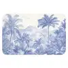 Tropisch - Jungle - Blauw WCmat klein -3d