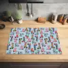 Retro - Disco - Laarzen - Multi Inductie beschermer vinyl 3mm klein 276 -sfeer5