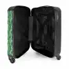 Palm lange bladeren patroon groen NBS - Handbagage koffer - Kinderen Unisex middel -binnenkant