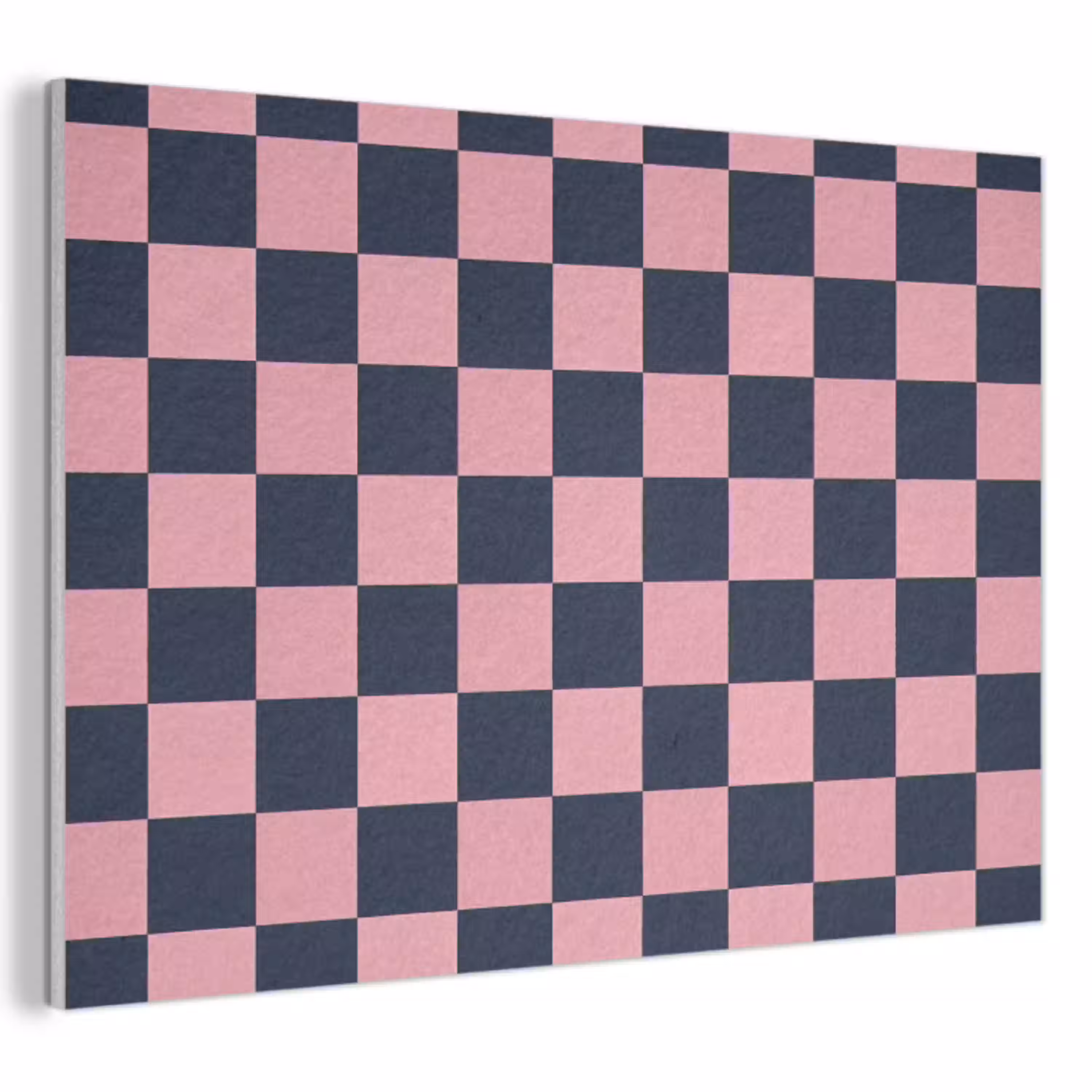 Traditioneel - Patroon - Blauw - Roze PET vilt klein 837 -3d