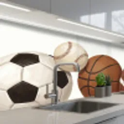 Sport - Ballen - Illustratie keuken achterwand 2 middel -3d_schuin