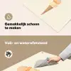 Minimalistisch - Schepijs - Hoorntje - Beige Inductie beschemer met haakjes klein -ky-schoon-nl