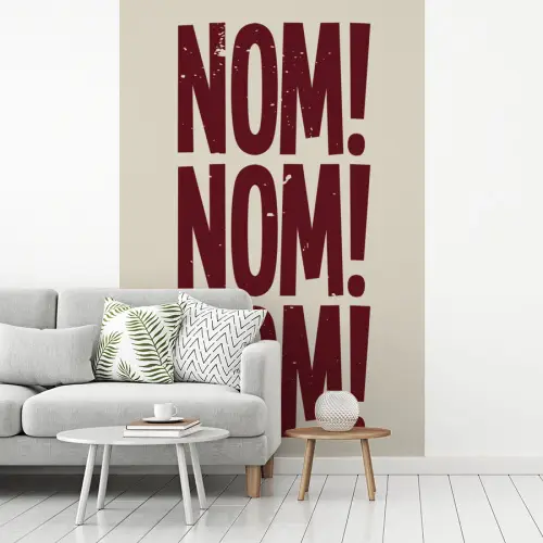 Rood - Vintage - Decoratie - Japandi fotobehang vinyl groot -woonkamer