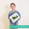 Dino - Dier - Groen Kinderrugzak - Blauw middel -sfeer1_NL