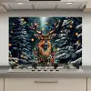 Kerst - Magie - Bos - Kleurrijk keuken achterwand spatscherm klein -3d_website