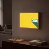 Cool - Geel - Groen Light Box met batterij (Wandlamp) middel -sfeer1