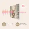 Kerst - Rendier - Winter - Krans PET vilt klein -USP_NL