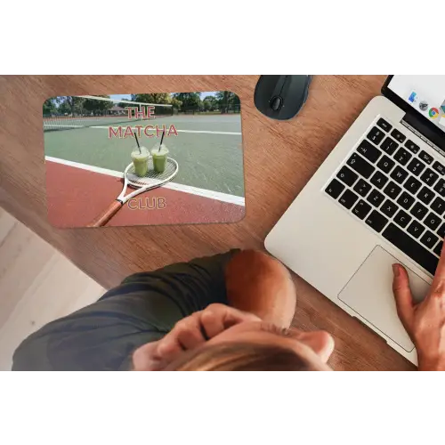 Matcha Club - Tennis - Matcha muismat rubber klein -laptop