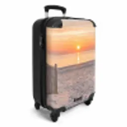 Zonsondergang - Strand - Zand NBS - Handbagage koffer - Volwassenen Unisex middel -productfoto_3d