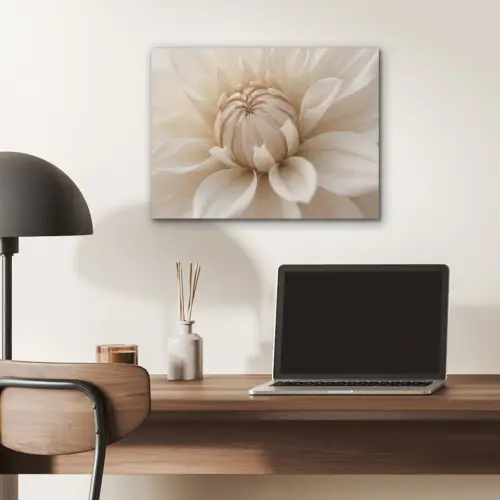 Bloem - Dahlia - Wit PET vilt klein -sfeer5