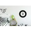 Quotes - Tekst - Oh happy day - Geluk Wandcirkel aluminium klein -kinderkamer