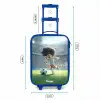 Jongen - Voetbal - Stadion - Zonlicht Kinderkoffer - Blauw klein -productfoto_formaten