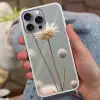 Strobloemen - Wit - Daglicht Hoesje iPhone 16 Pro Max met koord klein -sfeer3
