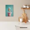 Roodborstje - Vogel - Koksmuts - Sokkel KitchenYeah - Keuken - Canvas klein -sfeer1