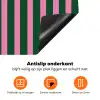 Verticale strepen - Groen - Roze Inductie beschermer vinyl 3mm klein 276 -zzzzzzz-td-onderkant